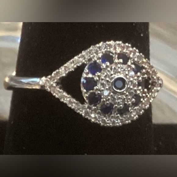 🧿 Evil Eye zirconia Ring🧿 - Picture 4 of 6